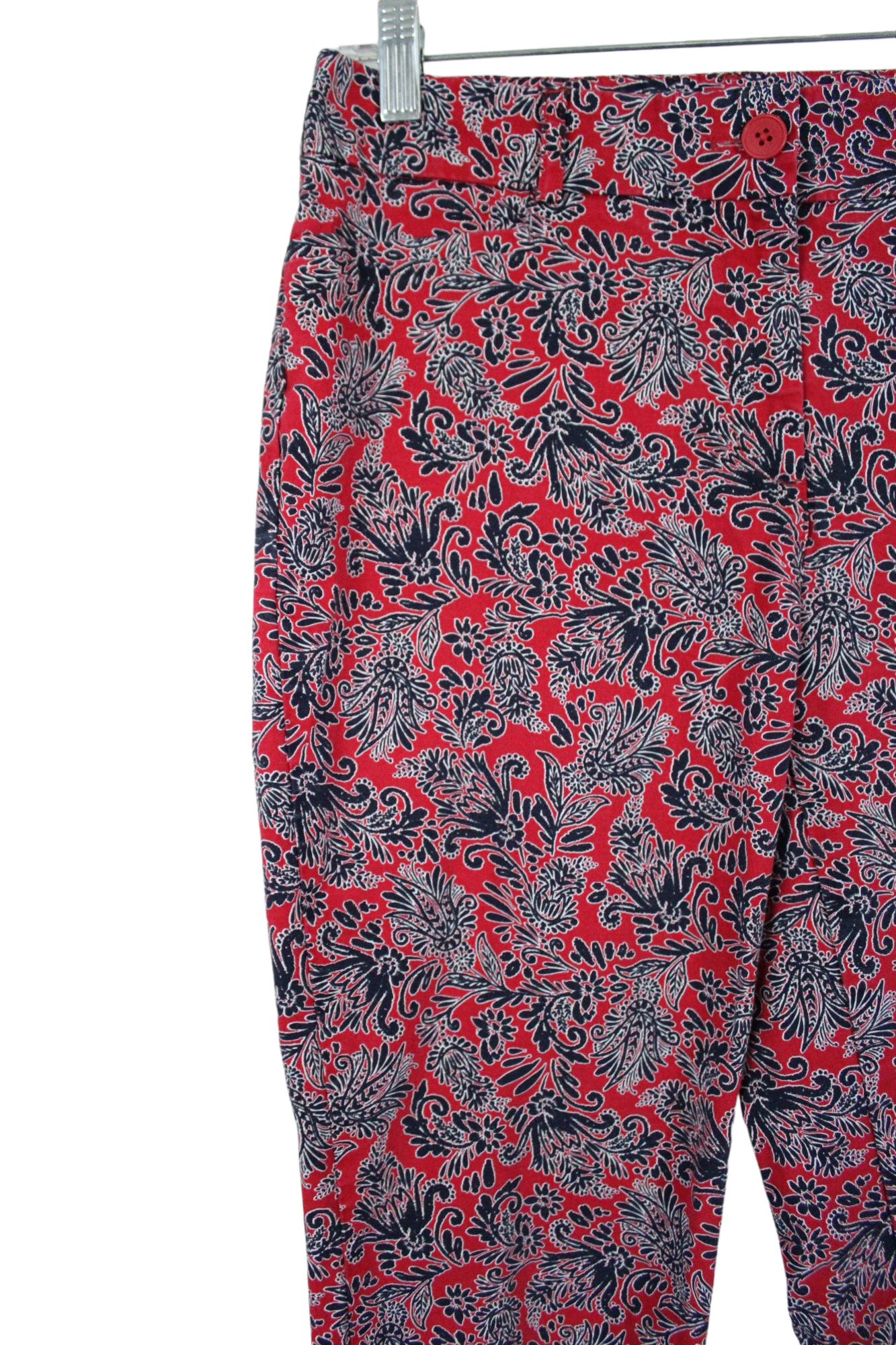 Talbots Red Blue Pants | 6