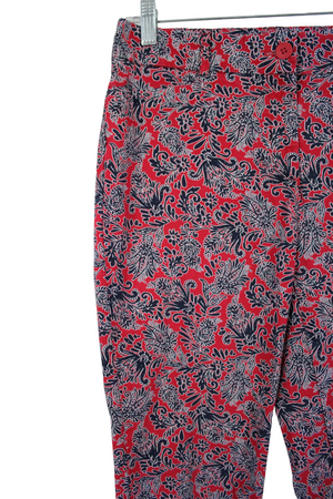 Talbots Red Blue Pants | 6