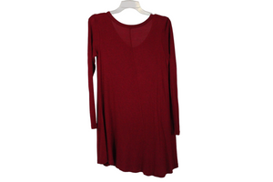 Popana Red Tunic Top | M