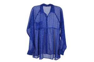 Express Blue Star Blouse | M