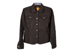 Ruby Rd. Brown Shimmer Jacket | 10 Petite