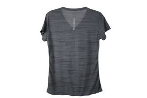 Head Gray Headered V-Neck Shirt | M