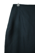 Vintage Karin Stevens Green Plaid Skirt | 12