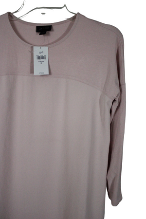 NEW J.Jill Wearever Collection Pale Pink Rosewater Top | S