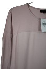 NEW J.Jill Wearever Collection Pale Pink Rosewater Top | S