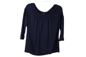 Talbots Navy Blue Blouse | XL