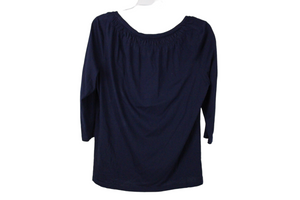 Talbots Navy Blue Blouse | XL