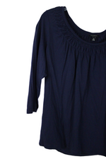 Talbots Navy Blue Blouse | XL