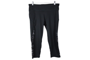 Reebok Speedwick Black Capri Legging | L