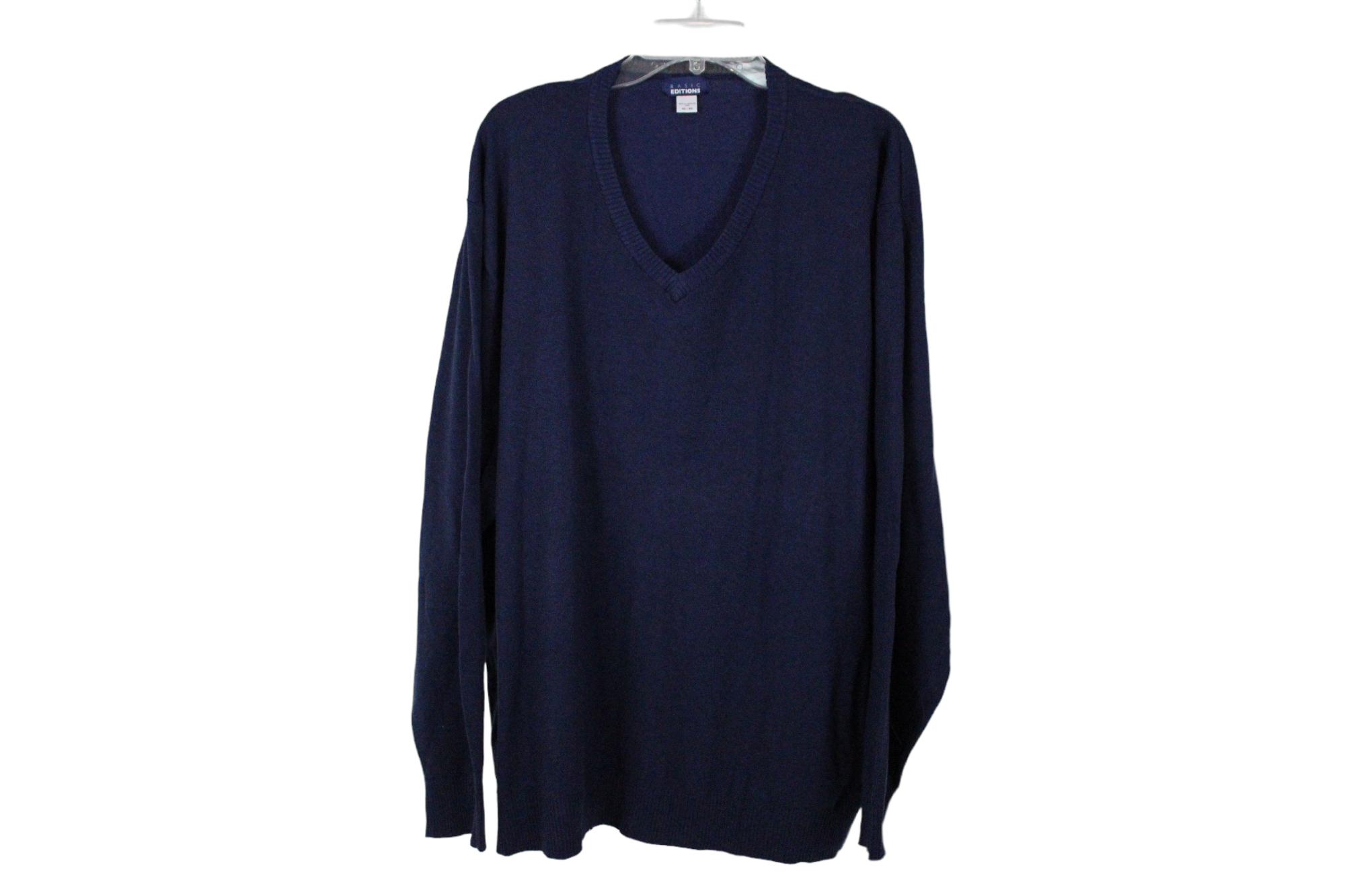 Basic Editions Navy Blue Knit Sweater | 4XL