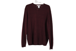 Geoffrey Beene Maroon Soft Sweater | XL