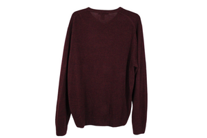 Geoffrey Beene Maroon Soft Sweater | XL