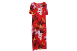 G.I.L.I. Red Floral Maxi Dress | S