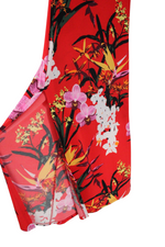 G.I.L.I. Red Floral Maxi Dress | S