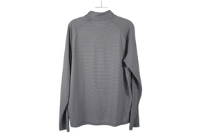 Under Armour MT Basketball Gray Striped Pullover | L