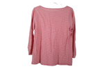 Talbots Pink Striped Long Sleeved Shirt | M