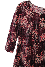 NEW Croft & Barrow Magenta Floral Top | Petite XS