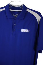 Under Armour Loose Fit Blue Hershey Polo Shirt | L