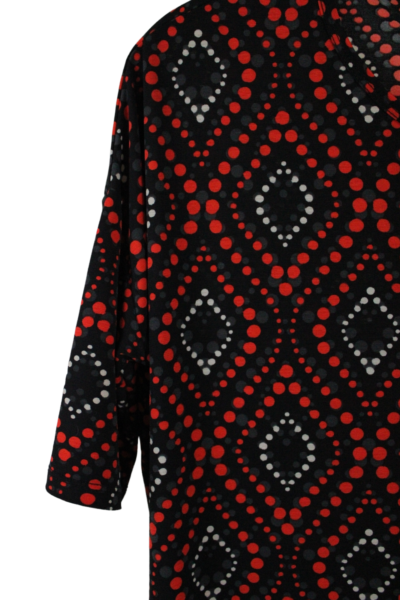 LuLaRoe Black Red Tunic Top | XS