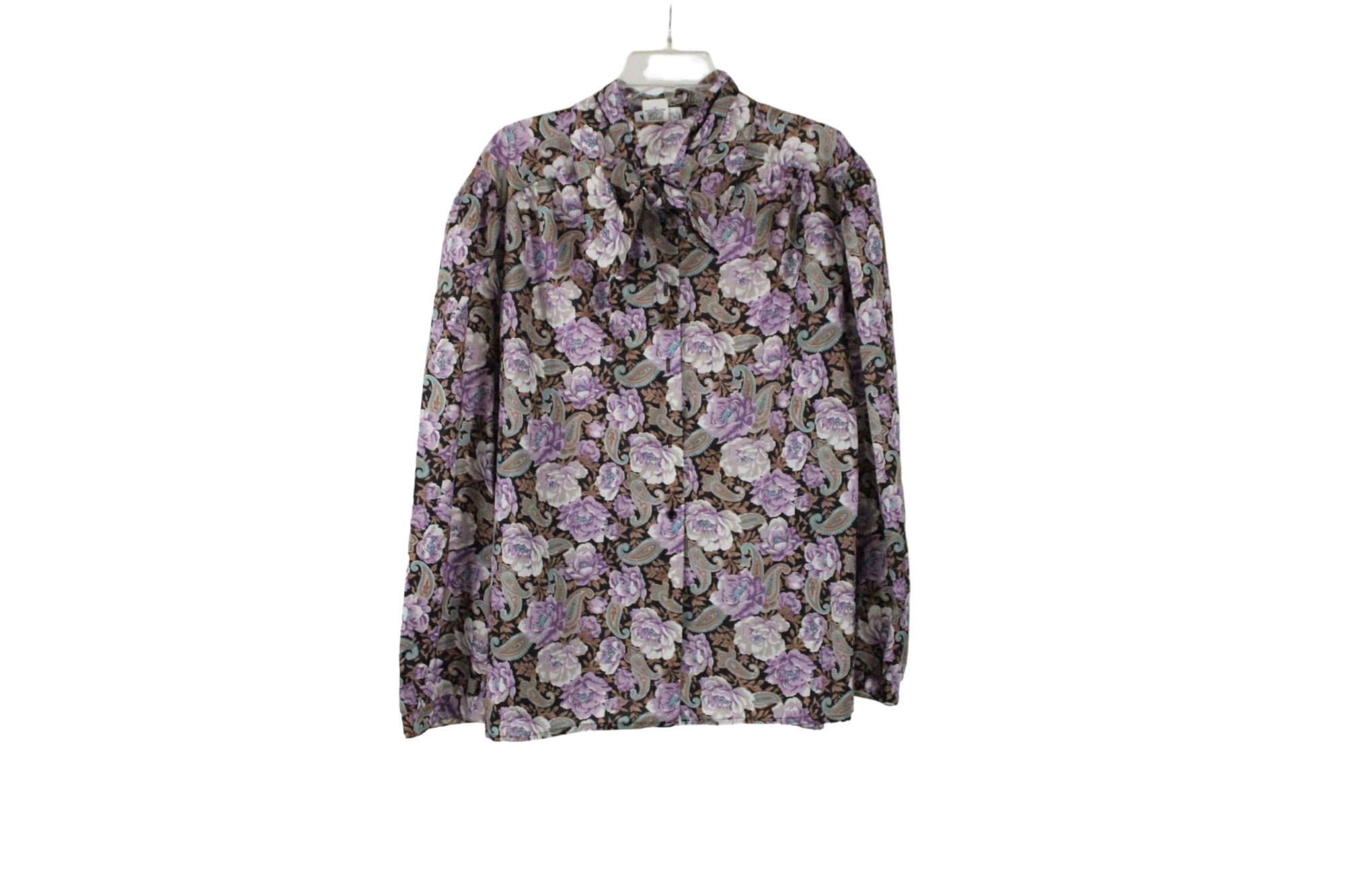 Lady Devon Purple Floral Blouse | 26W