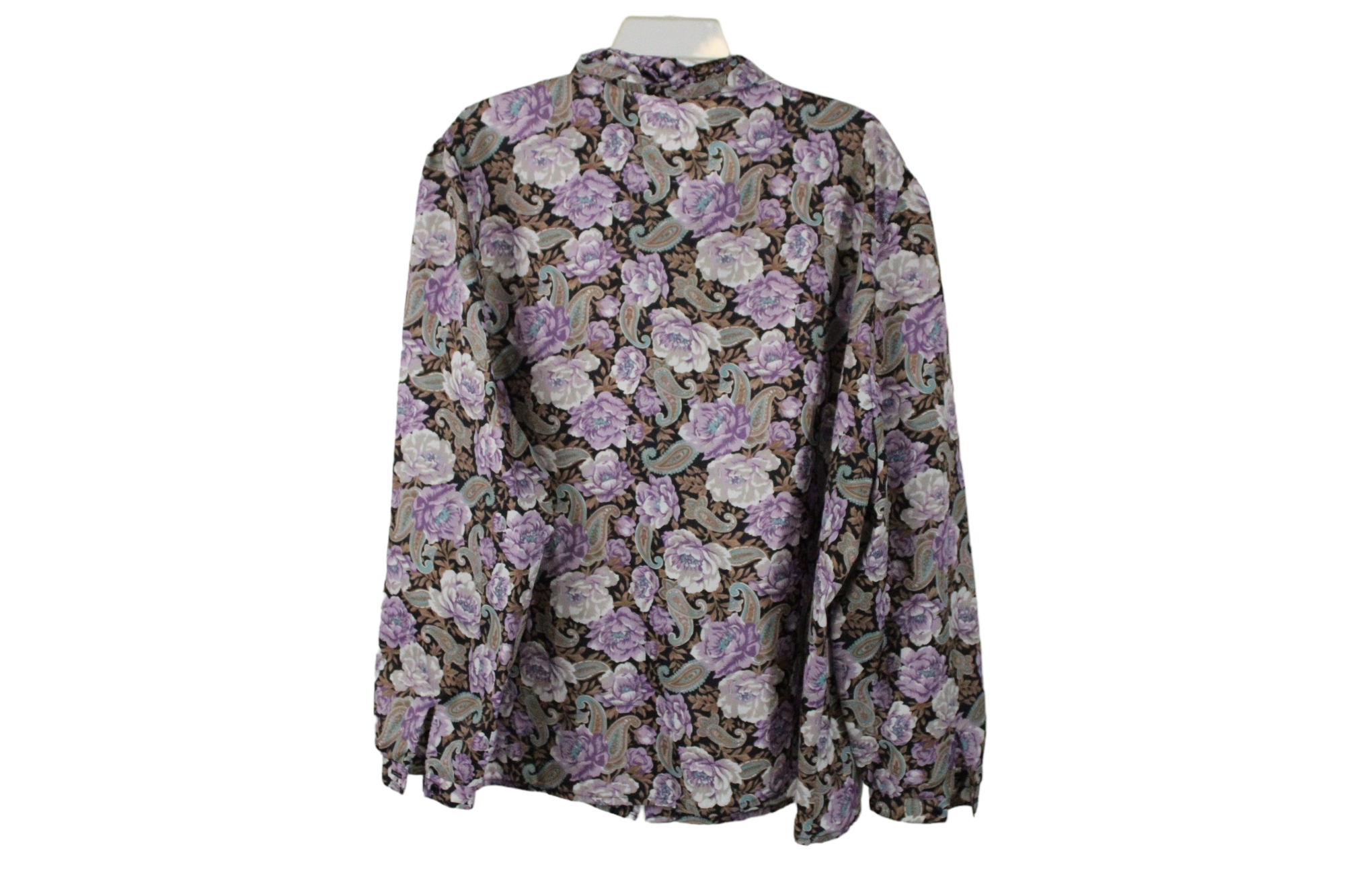 Lady Devon Purple Floral Blouse | 26W