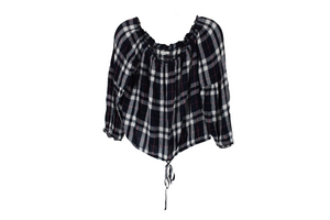 Maurices Blue Plaid Blouse | M