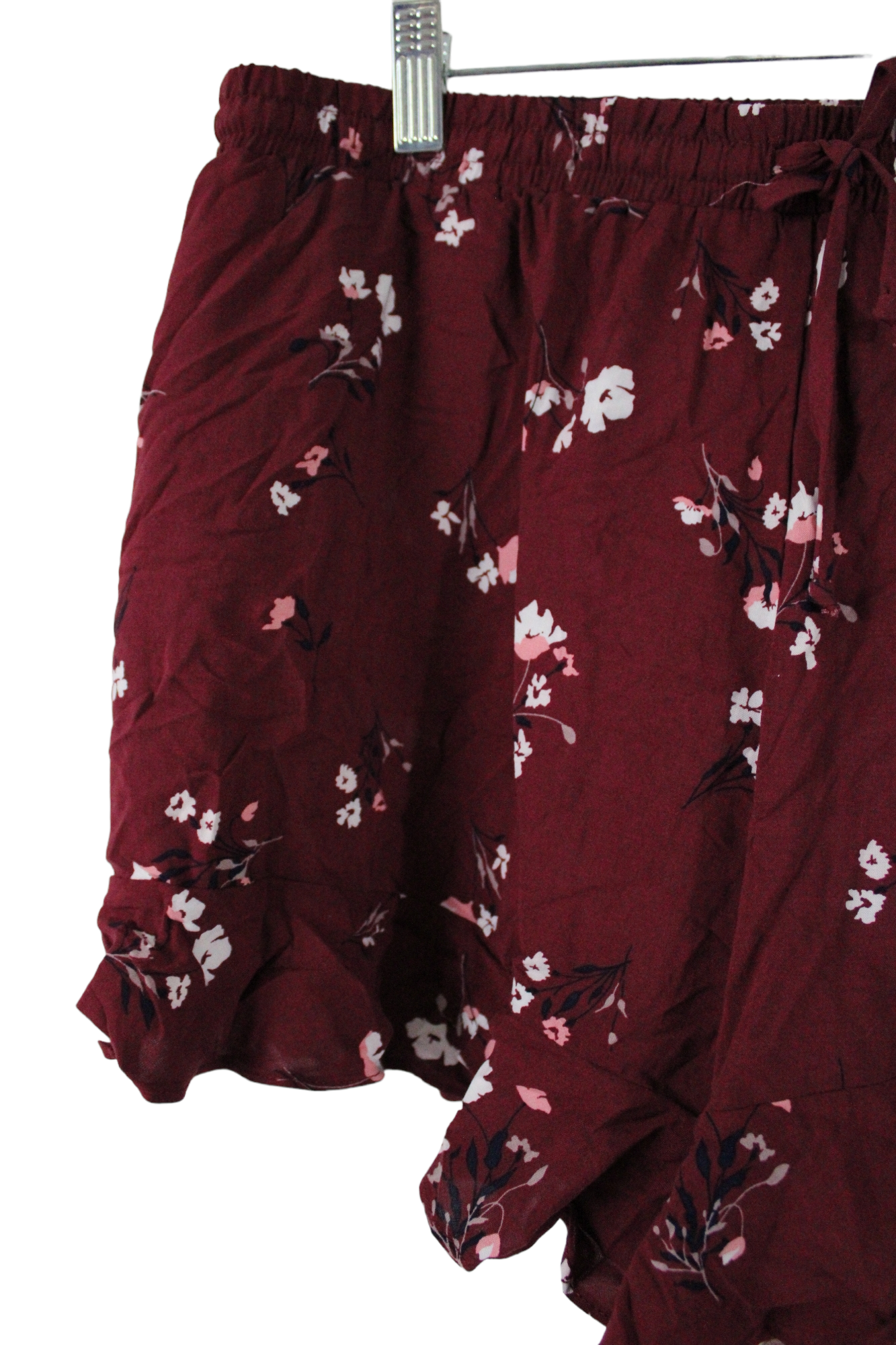 Mossimo Maroon Floral Shorts | XL