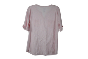 Croft & Barrow Pale Pink Top | L