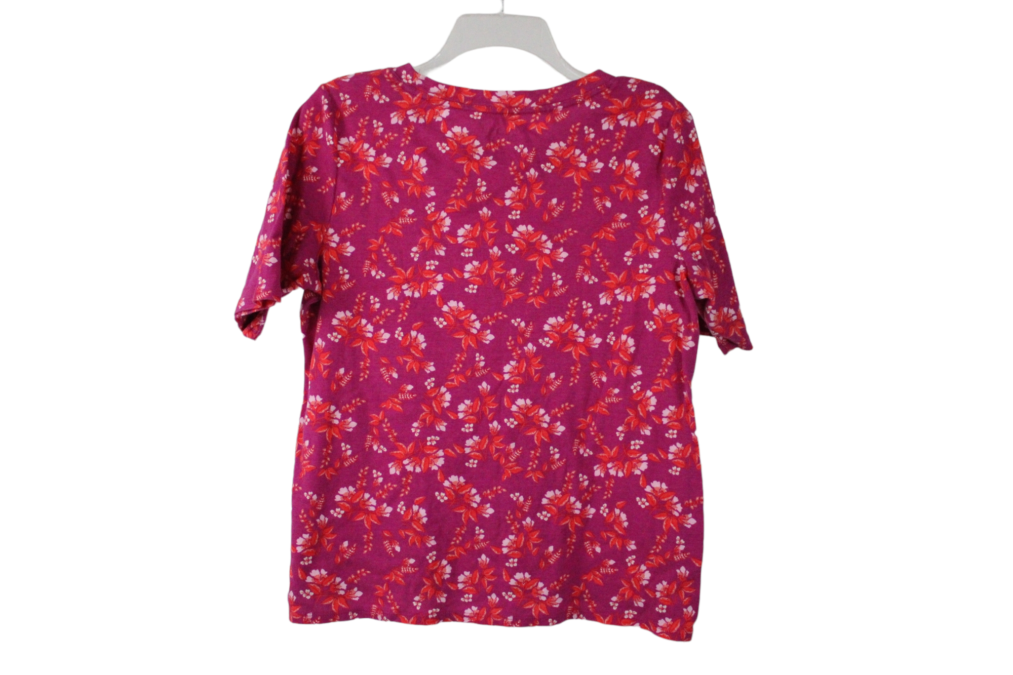 Croft & Barrow Pink Floral Top | L