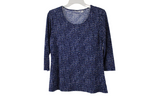 Croft & Barrow Blue Blouse | Petite XS