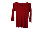 Nautica Red Rib Shirt | M