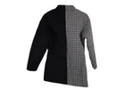 NEW Quaint Houndstooth Asymmetrical Wool Coat | 32 Petite