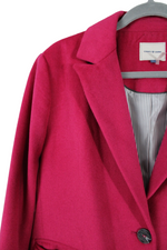 Court & Rowe Fusia Pink Wool Coat | L