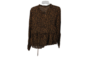 Time And Tru Leopard Top | S