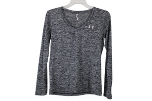 Under Armour HeatGear Gray Long Sleeved Shirt | XS