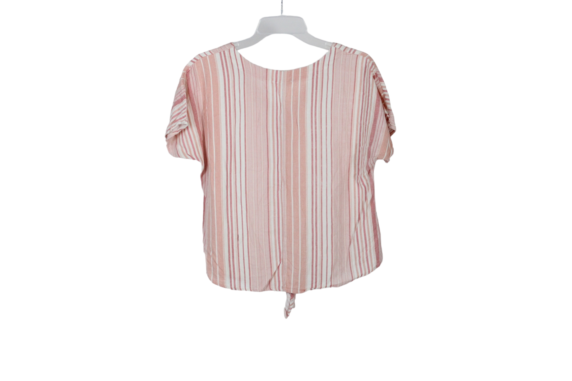 Como Vintage Pink Striped Top | M