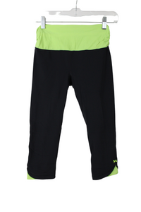 Under Armour Compression Green Black Capri Legging | SM