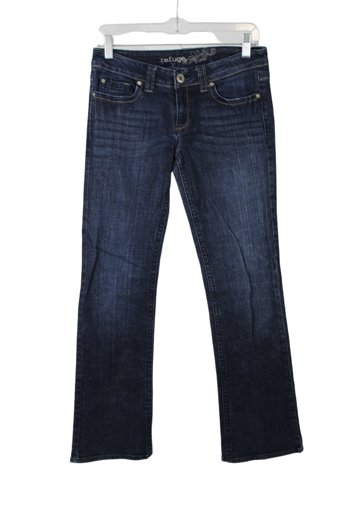 Refuge. Dark Wash Bootcut Jeans | 5