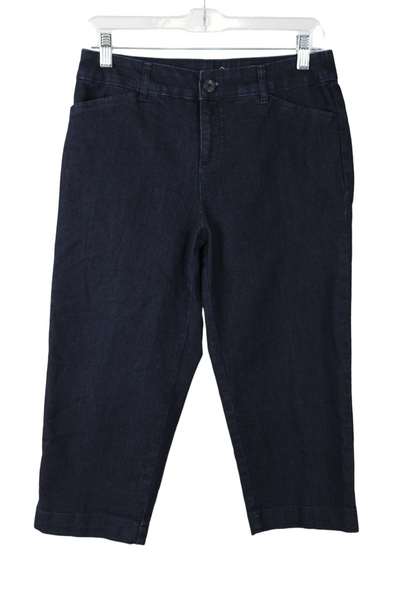 St. John s Bay Dark Wash Jean Capris 4 Jubilee Thrift