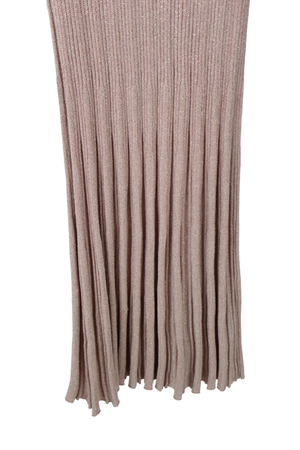 Candie's Pink Knit Pleated Dress | M