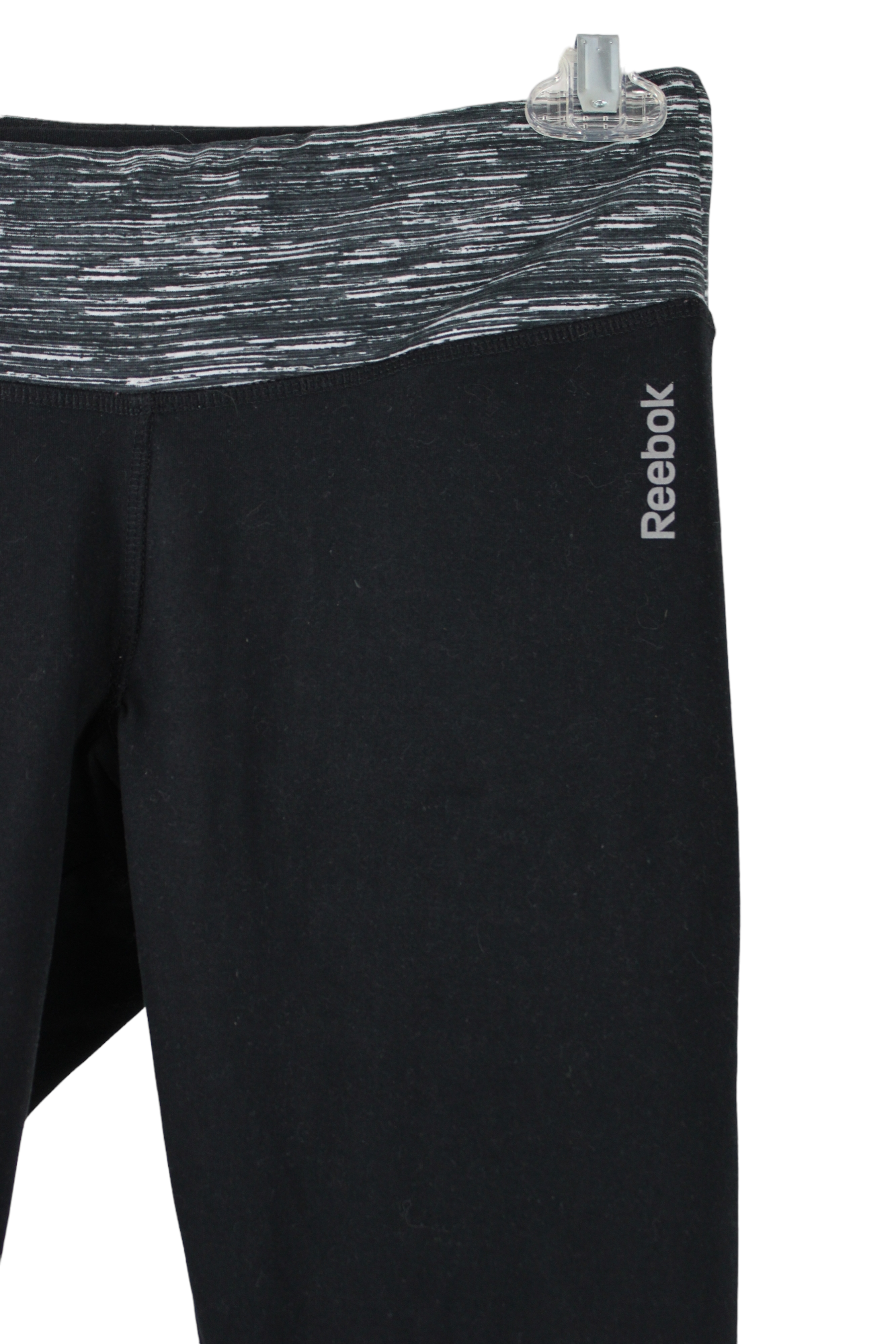 Reebok PlayDry Black Capri Legging | S