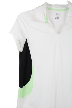 Izod CoolFX White Polo Shirt | S